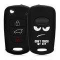 Silicone Car Key Cover for Hyundai 3-Button Flip Key Don't Touch My Key