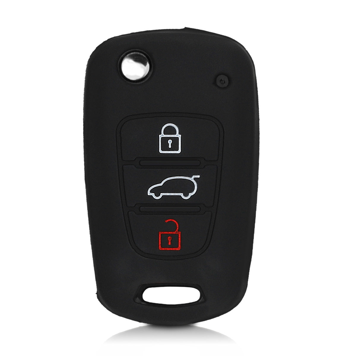 Silicone Car Key Cover for Hyundai 3-Button Flip Key Don't Touch My Key
