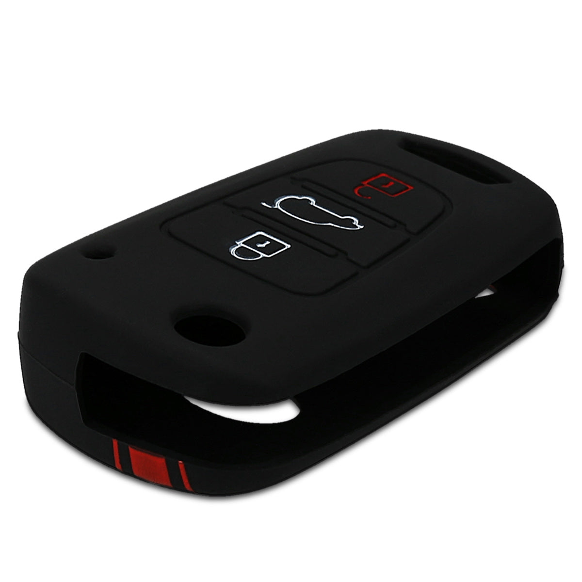 Silicone Car Key Cover for Hyundai 3-Button Flip Key Don't Touch My Key