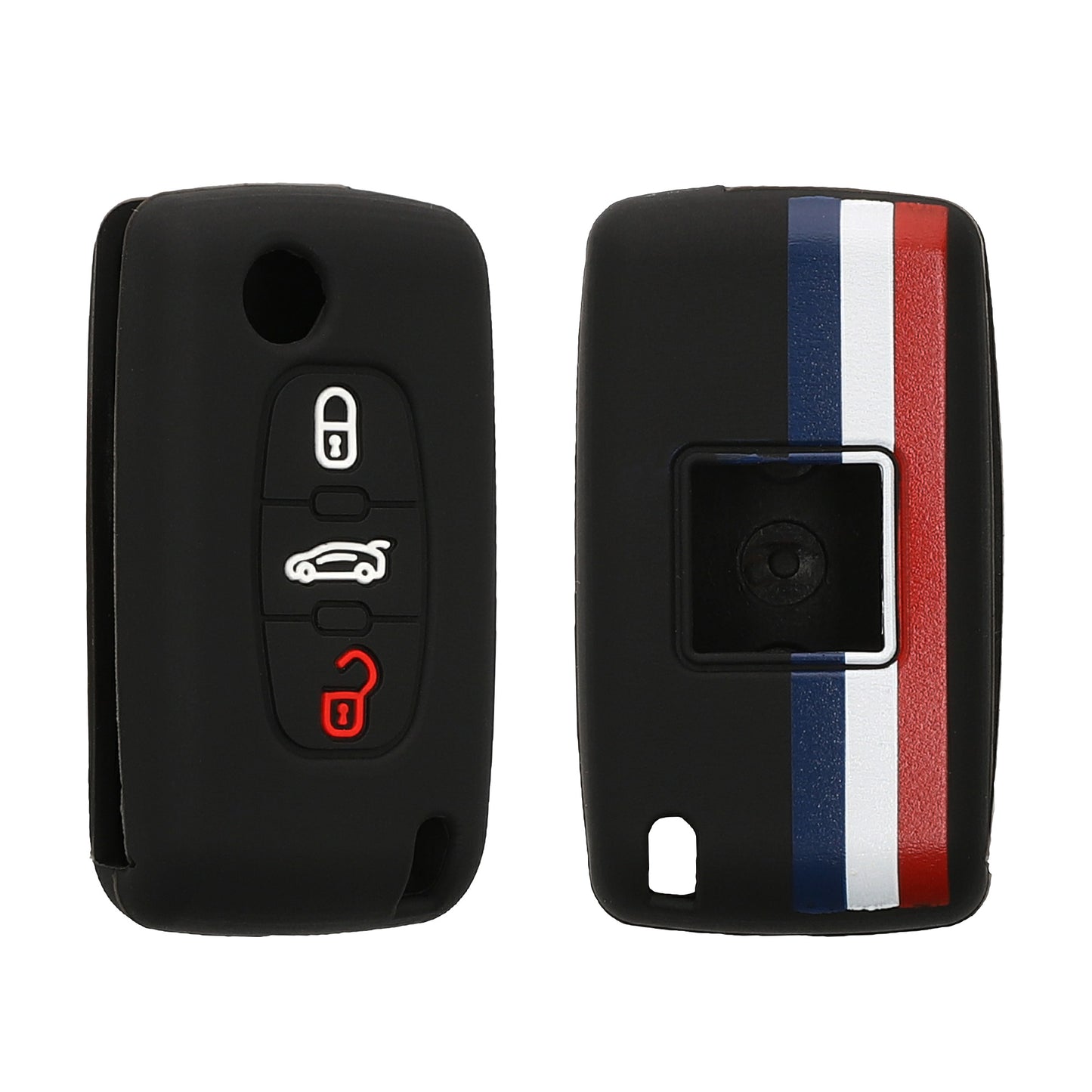 Silicone Cover compatible with Peugeot Citroen Car Key