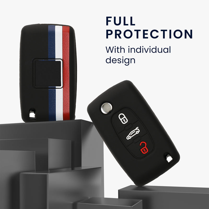 Silicone Cover compatible with Peugeot Citroen Car Key