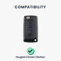 Silicone Cover compatible with Peugeot Citroen Car Key