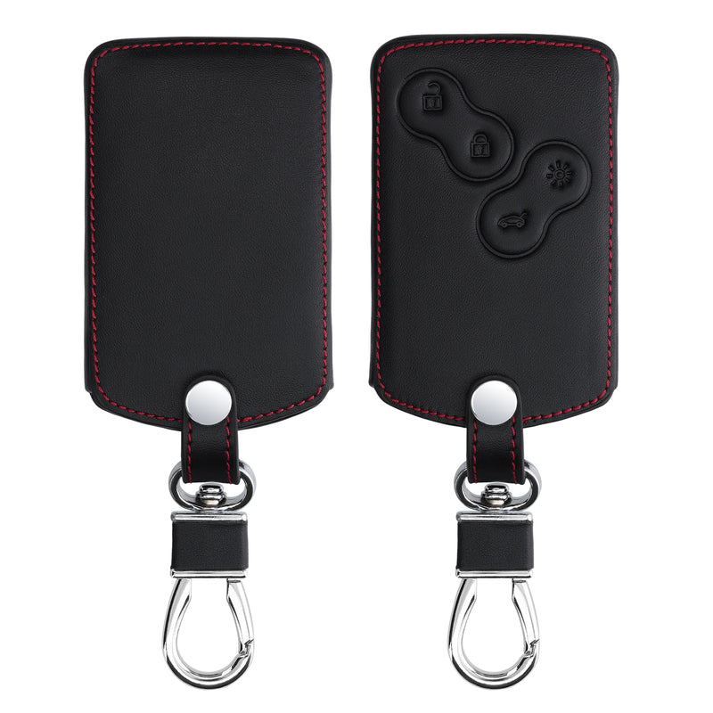 kwmobile Car Key Card Cover compatible with Renault 4-Button Car Key Card (Keyless Go Only)