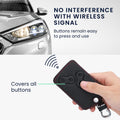 kwmobile Car Key Card Cover compatible with Renault 4-Button Car Key Card (Keyless Go Only)