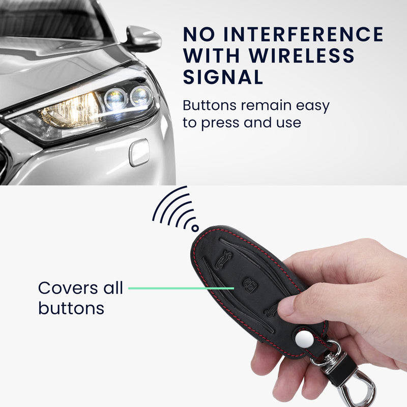 Tesla Model S Faux Leather Car Key Cover