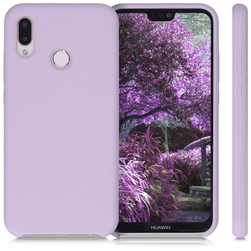 kwmobile Phone Case for Huawei P20 Lite - Silicone Case - Wireless Charging - Protective Cover