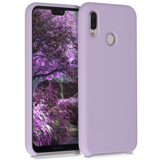 kwmobile Phone Case for Huawei P20 Lite - Silicone Case - Wireless Charging - Protective Cover