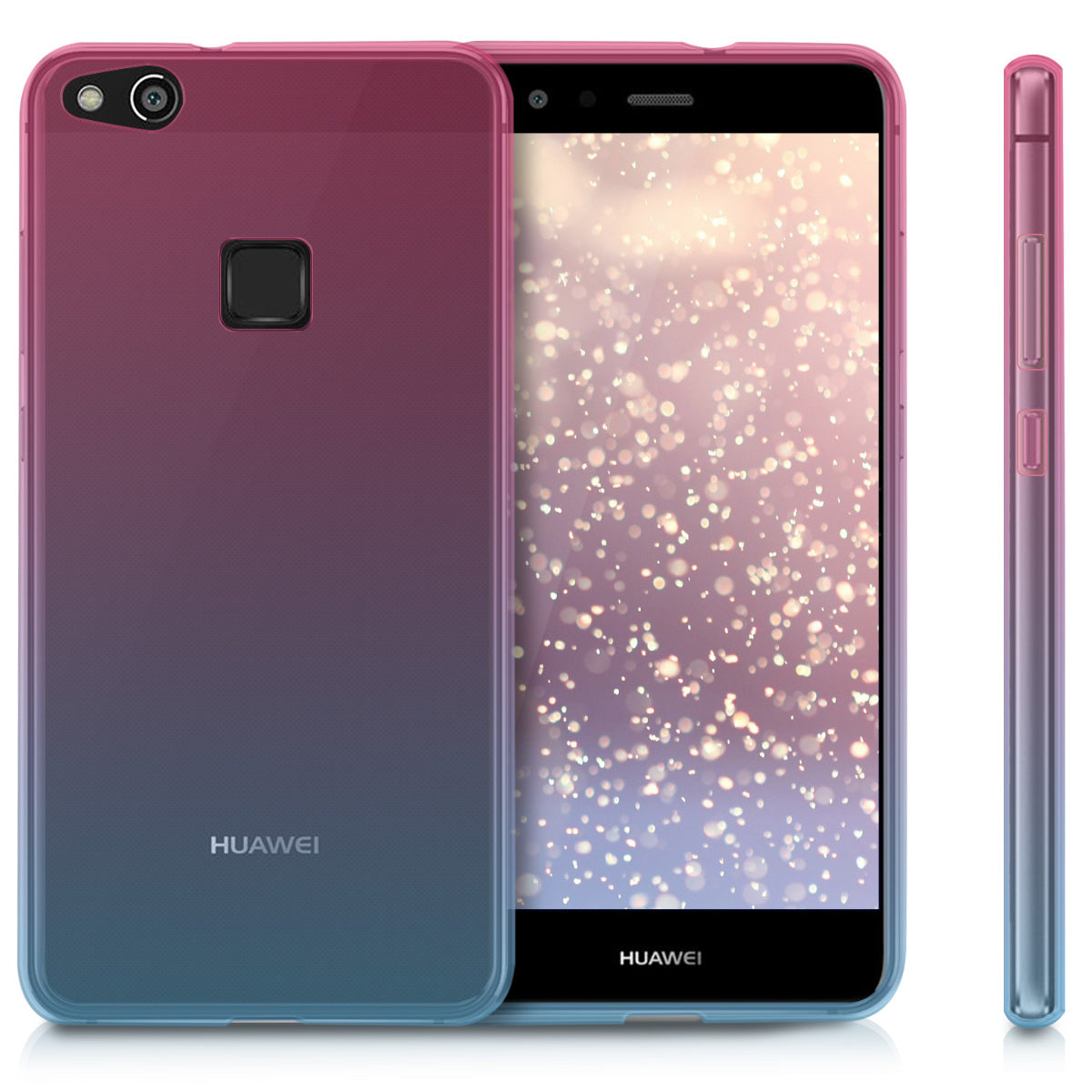 kwmobile Case Compatible with Huawei P10 Lite - Phone Cover - Transparent