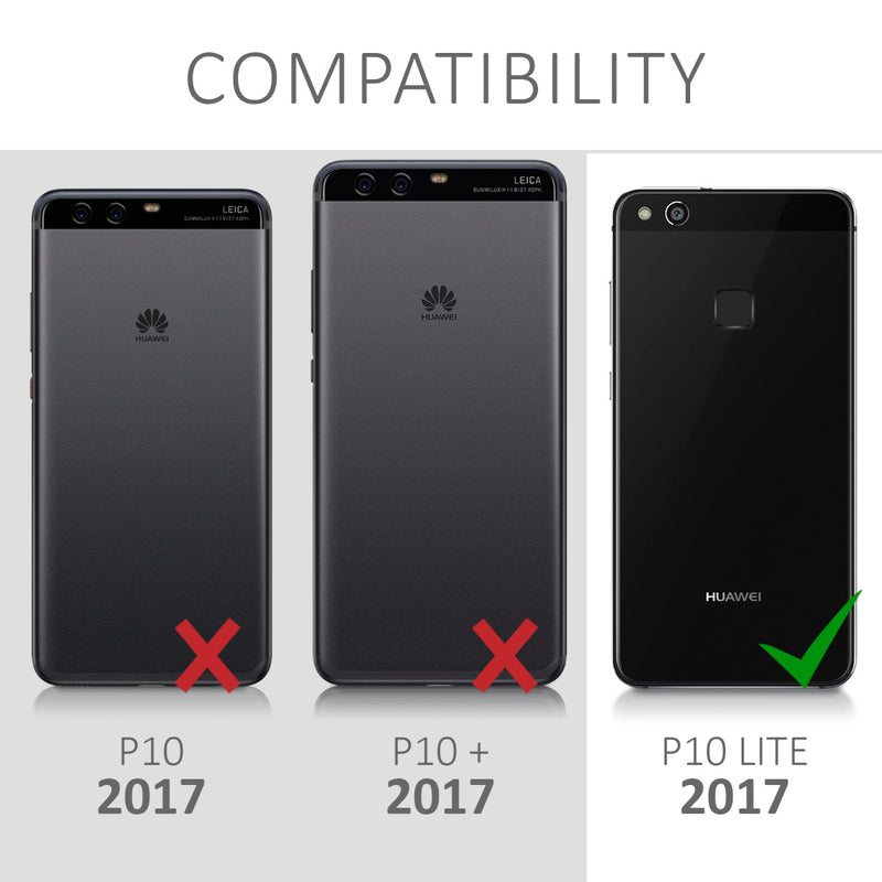 kwmobile Case Compatible with Huawei P10 Lite - Phone Cover - Transparent