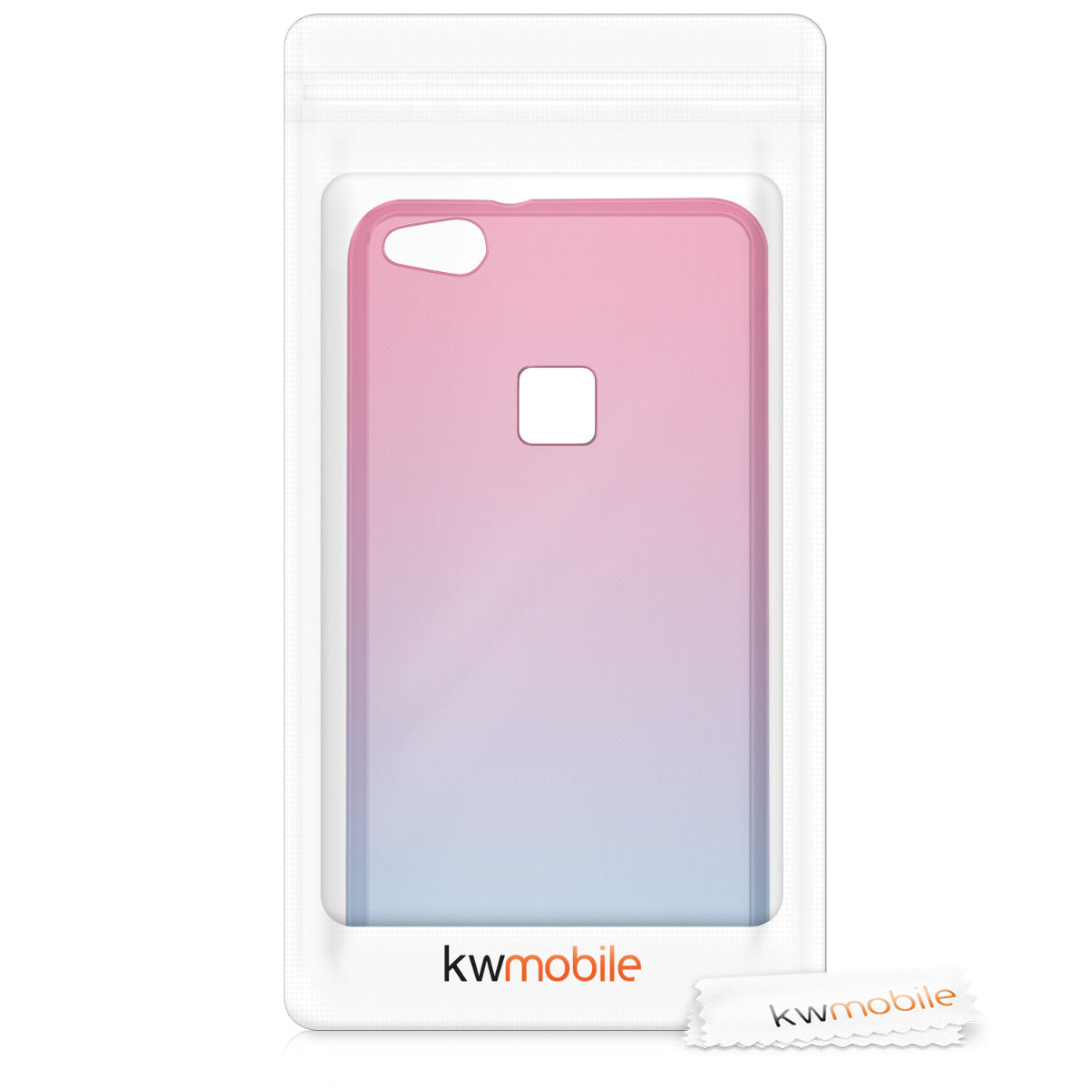 kwmobile Case Compatible with Huawei P10 Lite - Phone Cover - Transparent