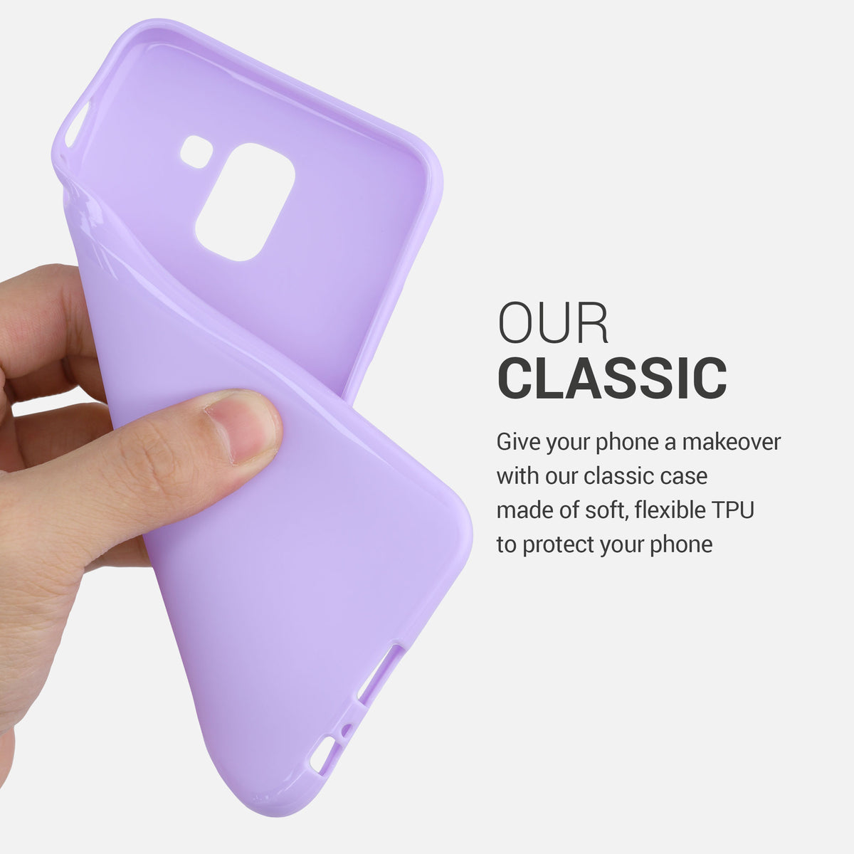 kwmobile Phone Case for Samsung Galaxy J6 Protective Cover