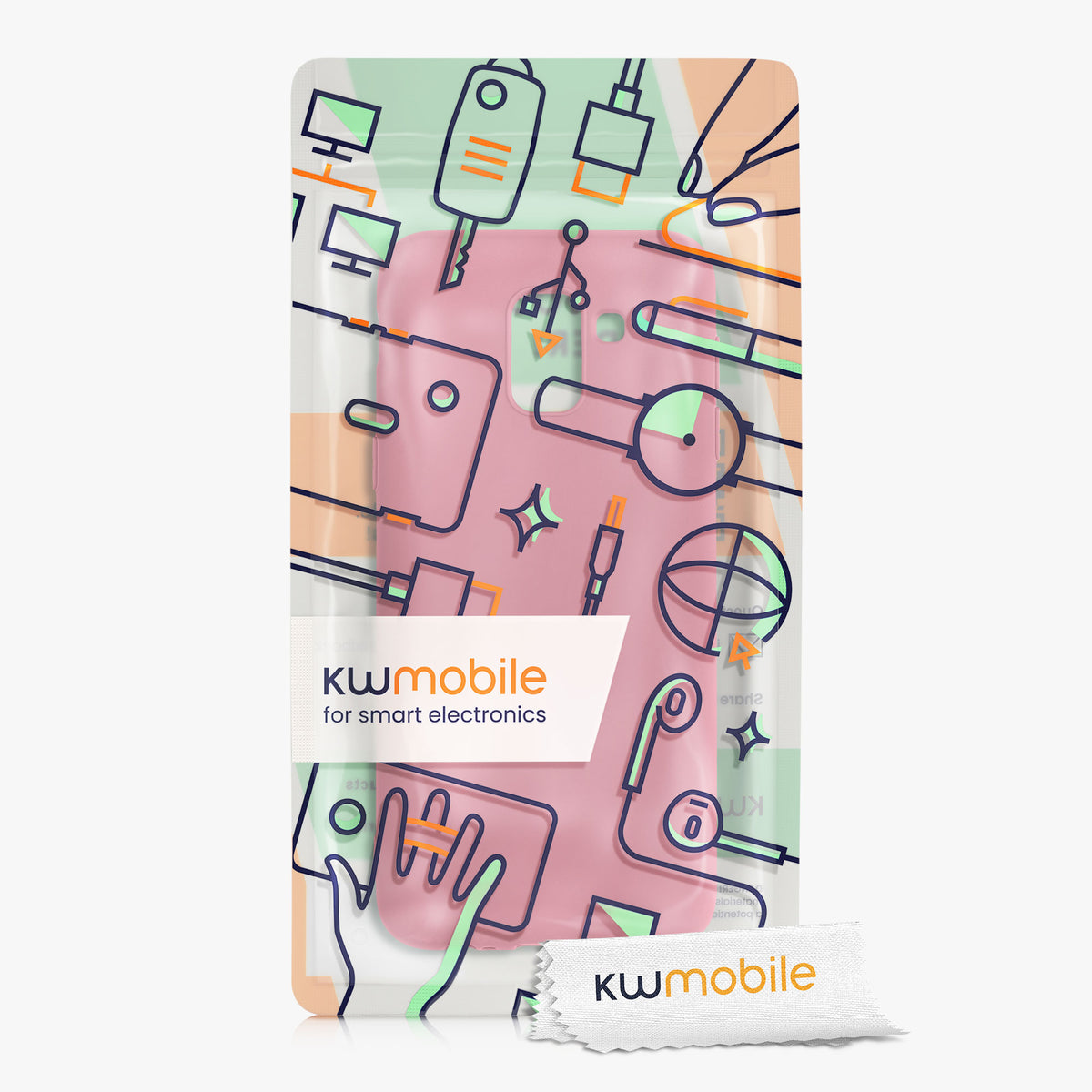 kwmobile Phone Case for Samsung Galaxy J6 Protective Cover