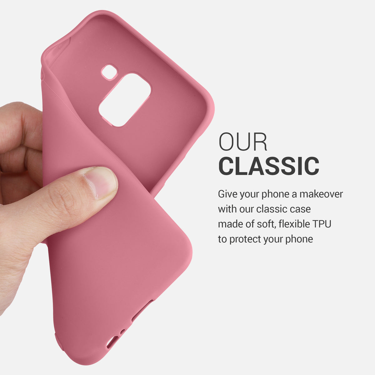 kwmobile Phone Case for Samsung Galaxy J6 Protective Cover