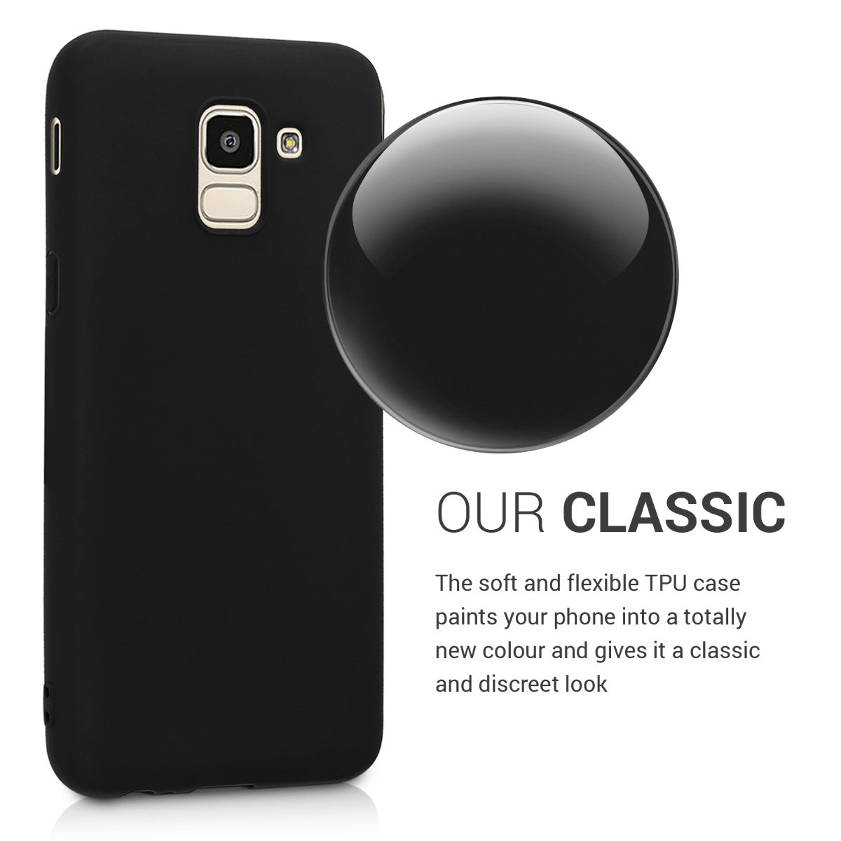 kwmobile Phone Case for Samsung Galaxy J6 Protective Cover