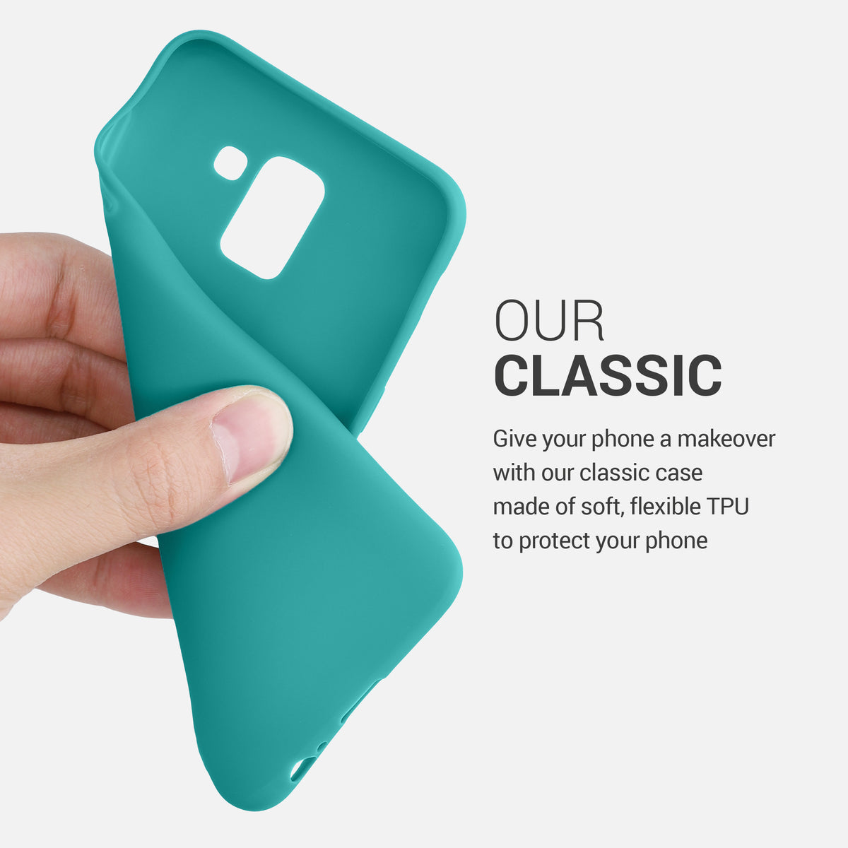 kwmobile Phone Case for Samsung Galaxy J6 Protective Cover