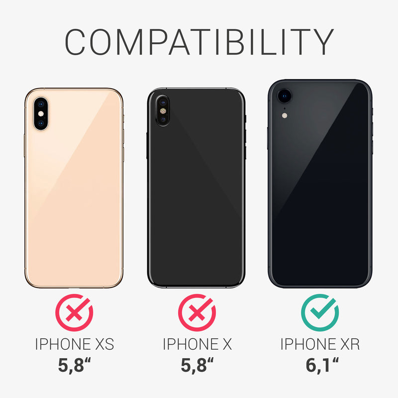 kwmobile Phone Case for Apple iPhone XR Case - Wireless Charging - Protective Cover