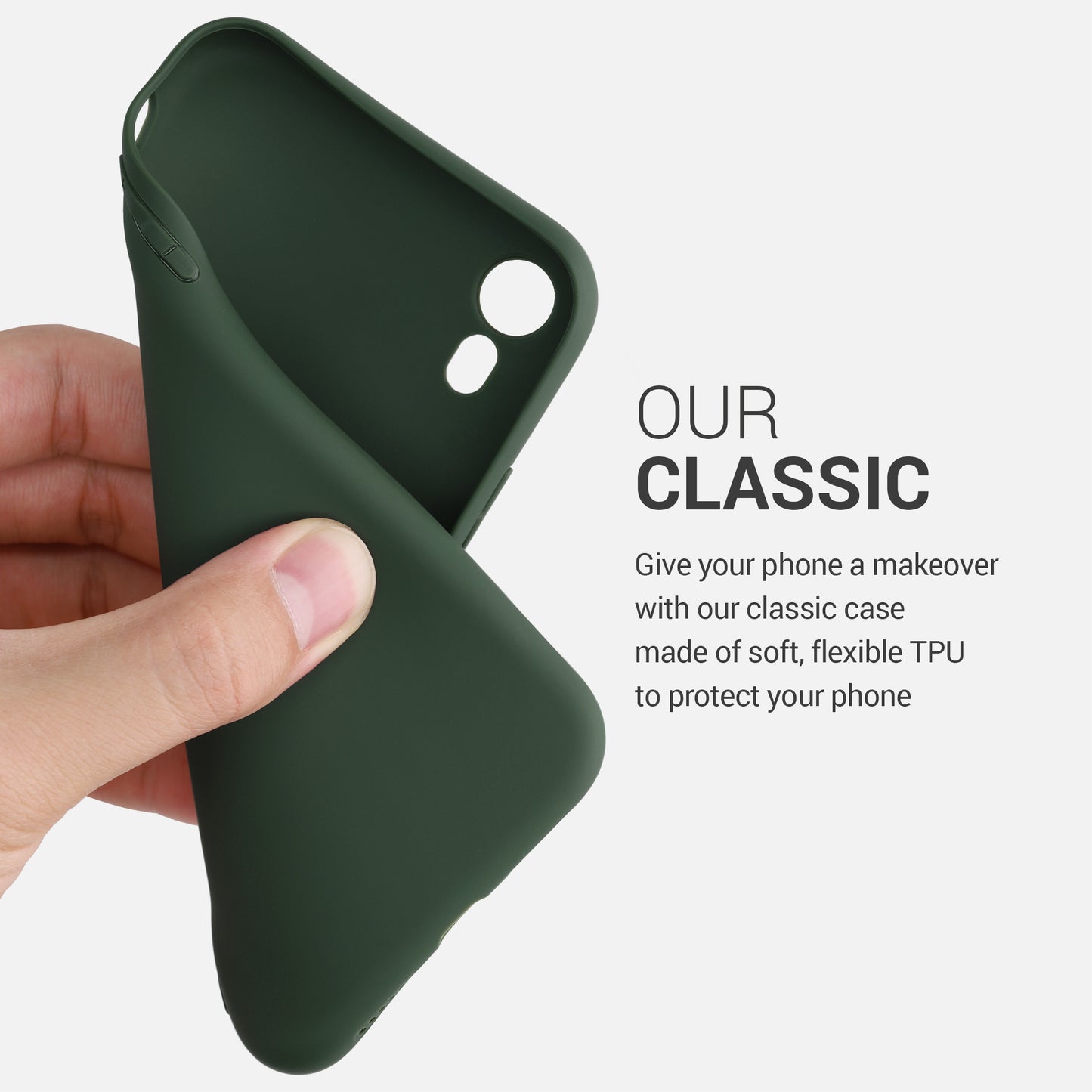 kwmobile Phone Case for Apple iPhone XR Case - Wireless Charging - Protective Cover