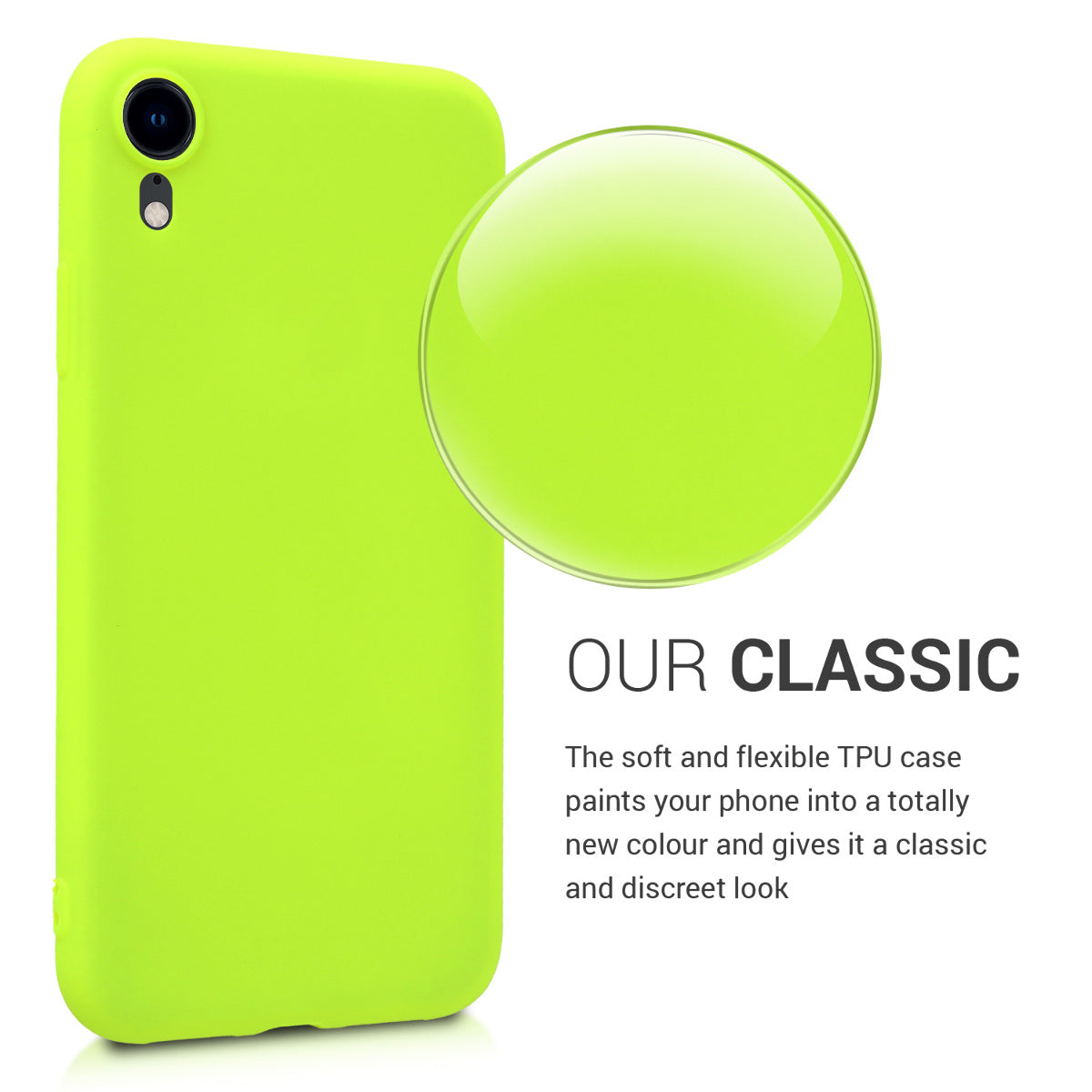 kwmobile Phone Case for Apple iPhone XR Case - Wireless Charging - Protective Cover