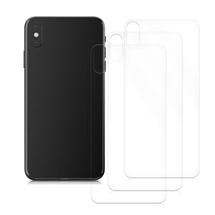 kwmobile Schutzfolie Rückseite kompatibel mit Apple iPhone XS Max Folie Backcover Smartphone Handyfolie - Transparent
