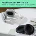 kwmobile Ear Pads for Sennheiser HD201 / HD206 / HD180 / HD200 Pro Earpads Replacement Earpads Headphone Spare Parts Headphone Replacement Pads for Over Ear Headphones