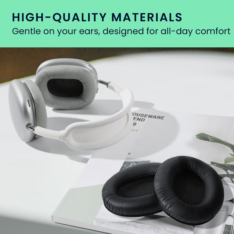 kwmobile Ear Pads for Sennheiser HD201 / HD206 / HD180 / HD200 Pro Earpads Replacement Earpads Headphone Spare Parts Headphone Replacement Pads for Over Ear Headphones