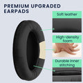 kwmobile Ear Pads for Sennheiser HD201 / HD206 / HD180 / HD200 Pro Earpads Replacement Earpads Headphone Spare Parts Headphone Replacement Pads for Over Ear Headphones