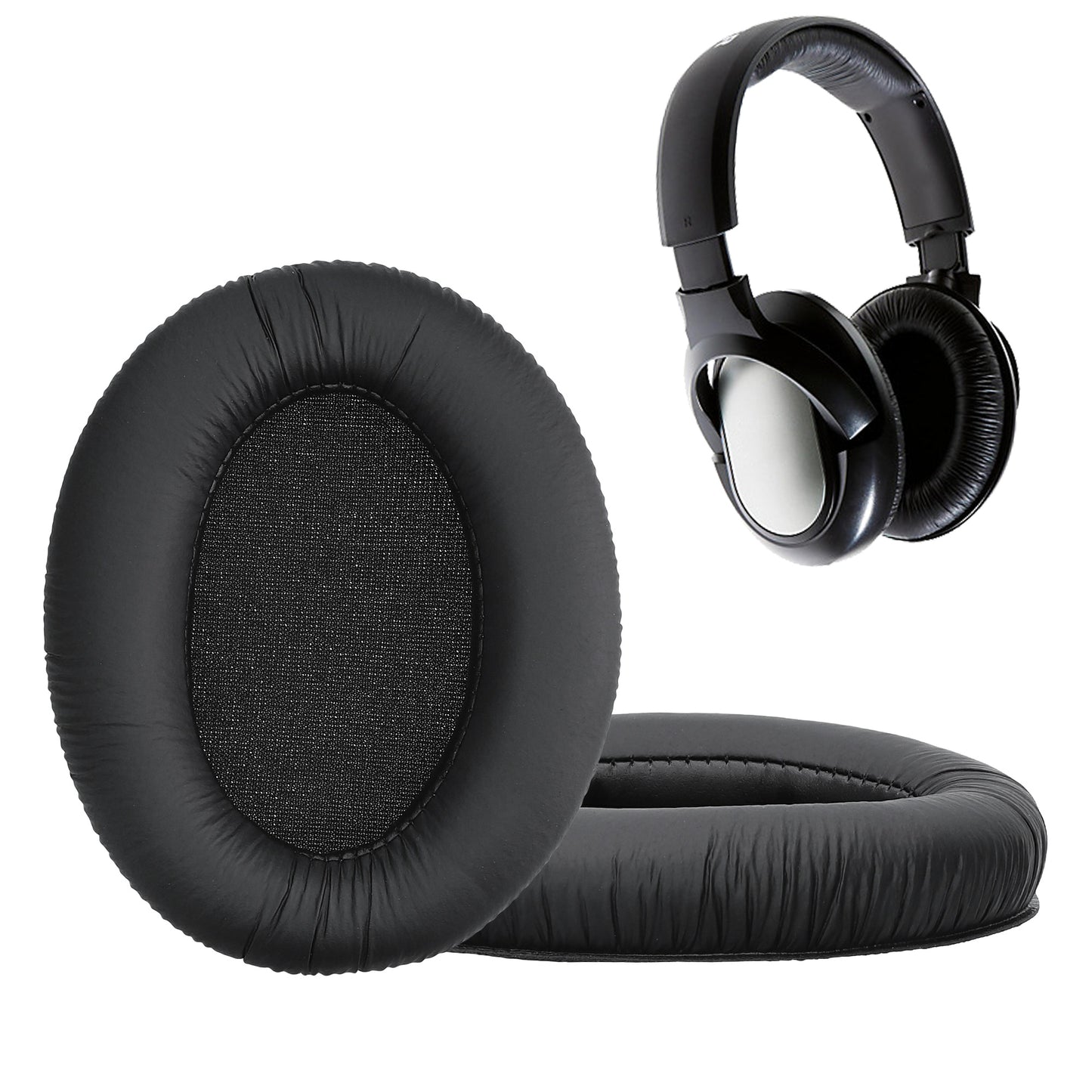 kwmobile Ear Pads for Sennheiser HD201 / HD206 / HD180 / HD200 Pro Earpads Replacement Earpads Headphone Spare Parts Headphone Replacement Pads for Over Ear Headphones