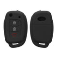 Hyundai 3-Button Flip Silicone Car Key Cover