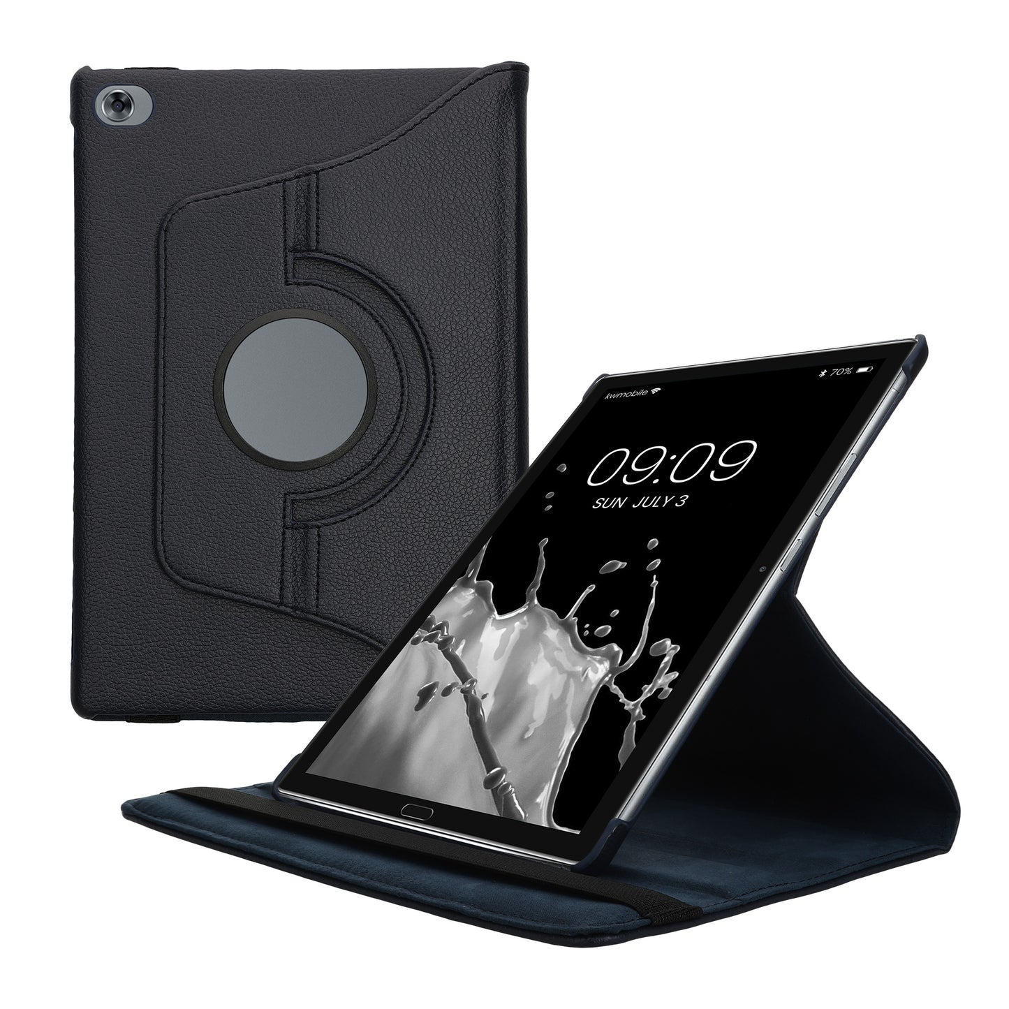 kwmobile Protective Case Compatible with Huawei MediaPad M5 Lite 10 - 360° Tablet Cover Case