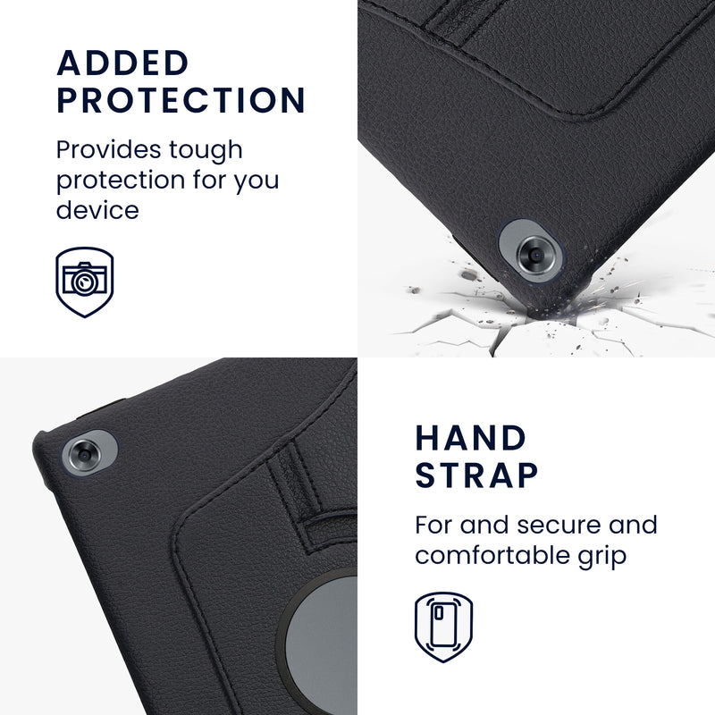 kwmobile Protective Case Compatible with Huawei MediaPad M5 Lite 10 - 360° Tablet Cover Case