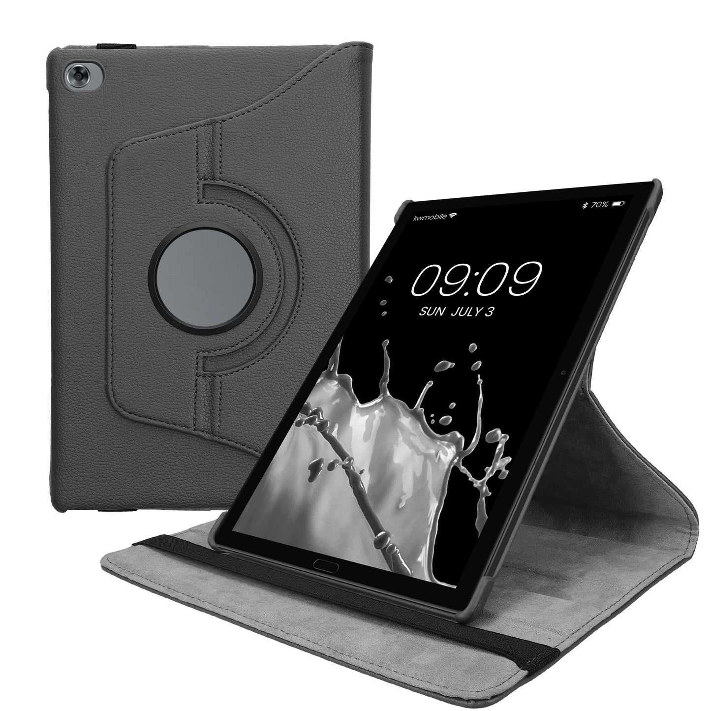 kwmobile Protective Case Compatible with Huawei MediaPad M5 Lite 10 - 360° Tablet Cover Case