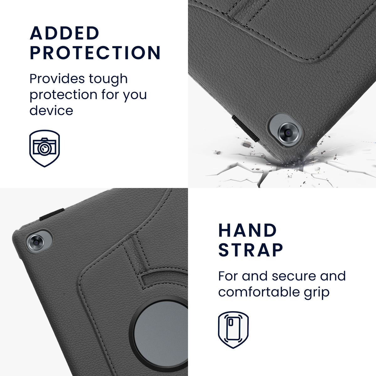 kwmobile Protective Case Compatible with Huawei MediaPad M5 Lite 10 - 360° Tablet Cover Case