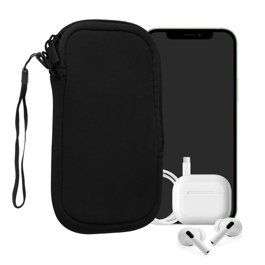 kwmobile Phone Pouch for Smartphones - 4.5" - Phone Bag 14.4 x 8.3 cm Inner Dimensions