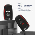kwmobile Car Key Protection Case Compatible with BMW 3-Button Smart Key (Keyless Go Only) Cover