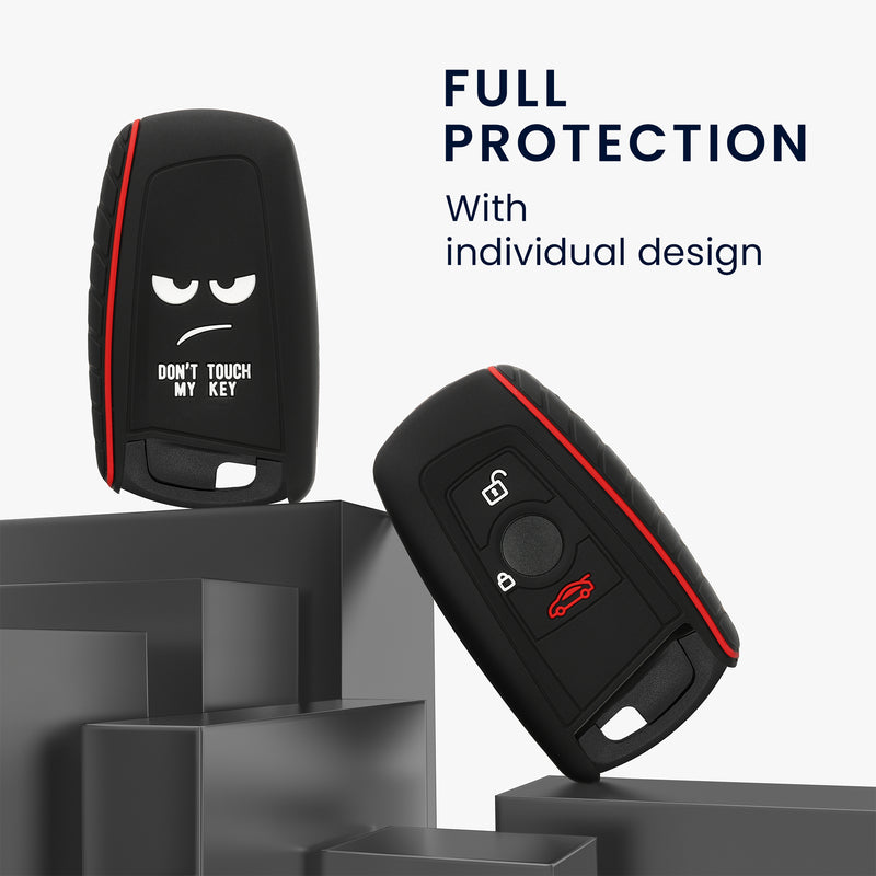 kwmobile Car Key Protection Case Compatible with BMW 3-Button Smart Key (Keyless Go Only) Cover
