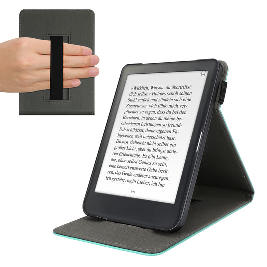 kwmobile Case compatible with Kobo Clara HD - e-Reader Cover with Loop Stand