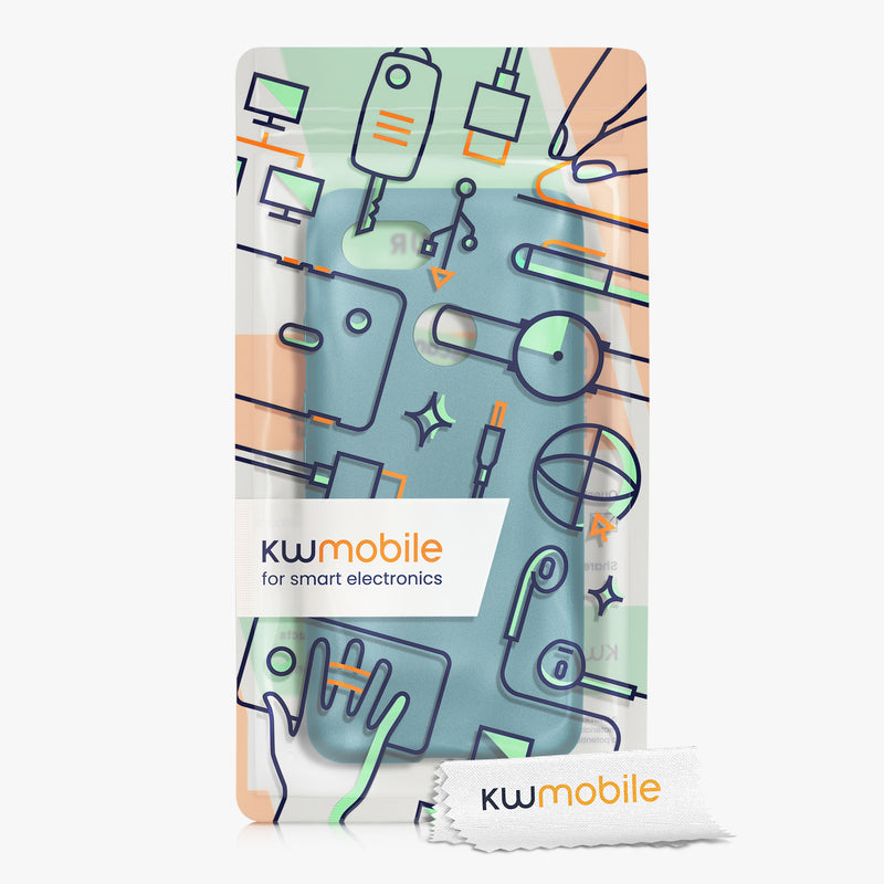 kwmobile Phone Case for Google Pixel 3 Case - Silicone Case - Protective Cover