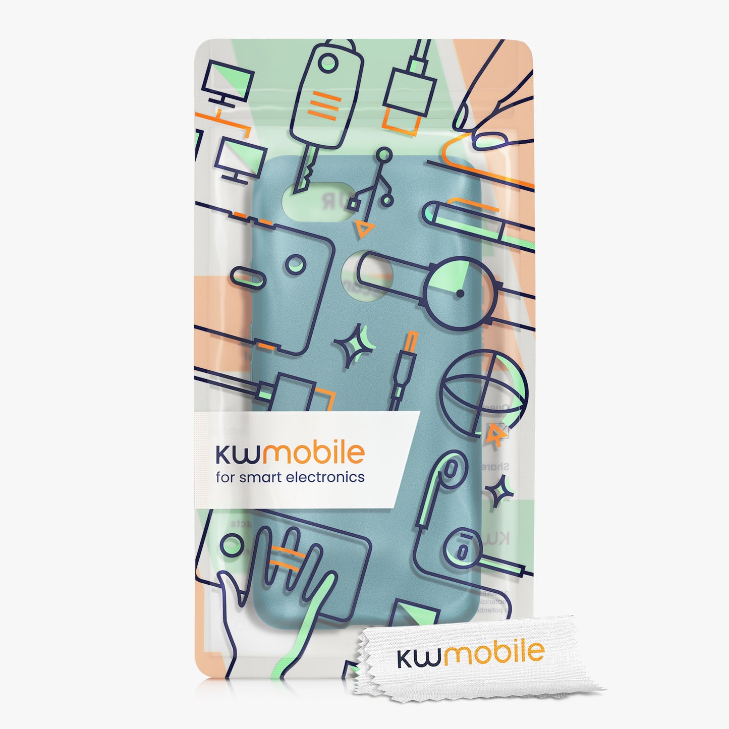 kwmobile Phone Case for Google Pixel 3 Case - Silicone Case - Protective Cover