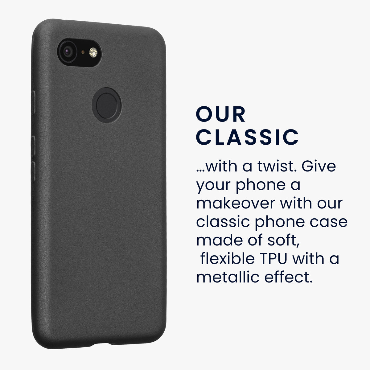 kwmobile Phone Case for Google Pixel 3 Case - Silicone Case - Protective Cover