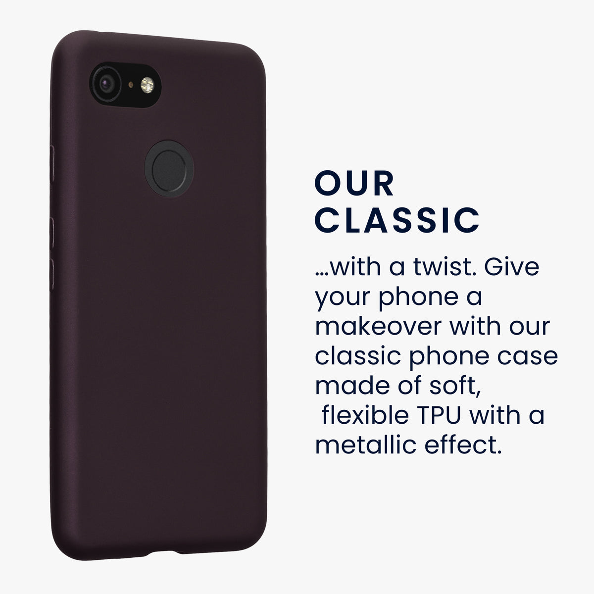 kwmobile Phone Case for Google Pixel 3 Case - Silicone Case - Protective Cover
