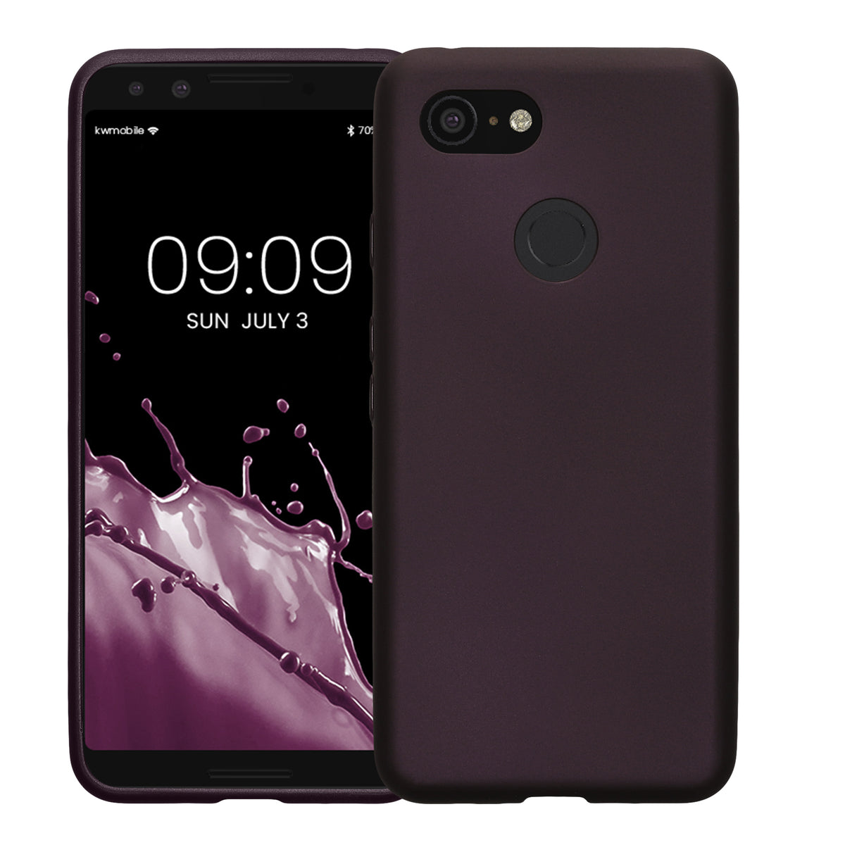 kwmobile Phone Case for Google Pixel 3 Case - Silicone Case - Protective Cover