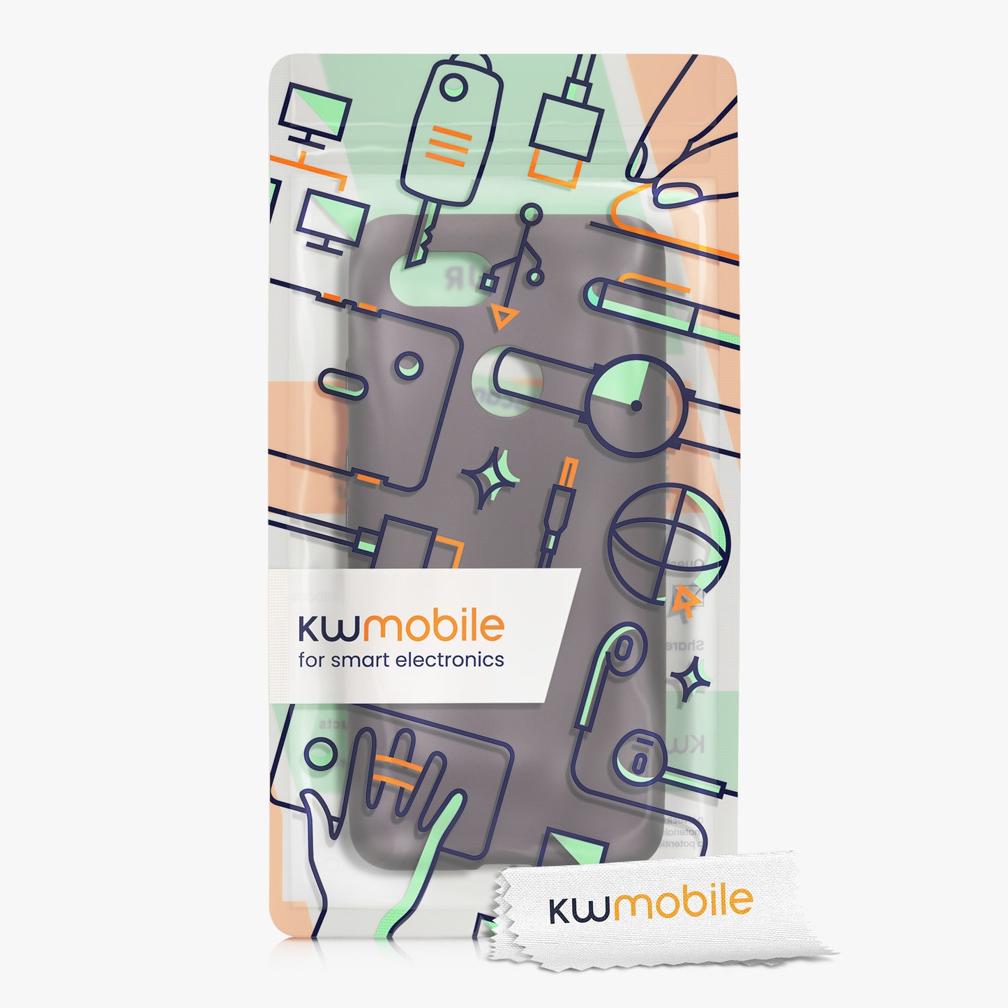 kwmobile Phone Case for Google Pixel 3 Case - Silicone Case - Protective Cover