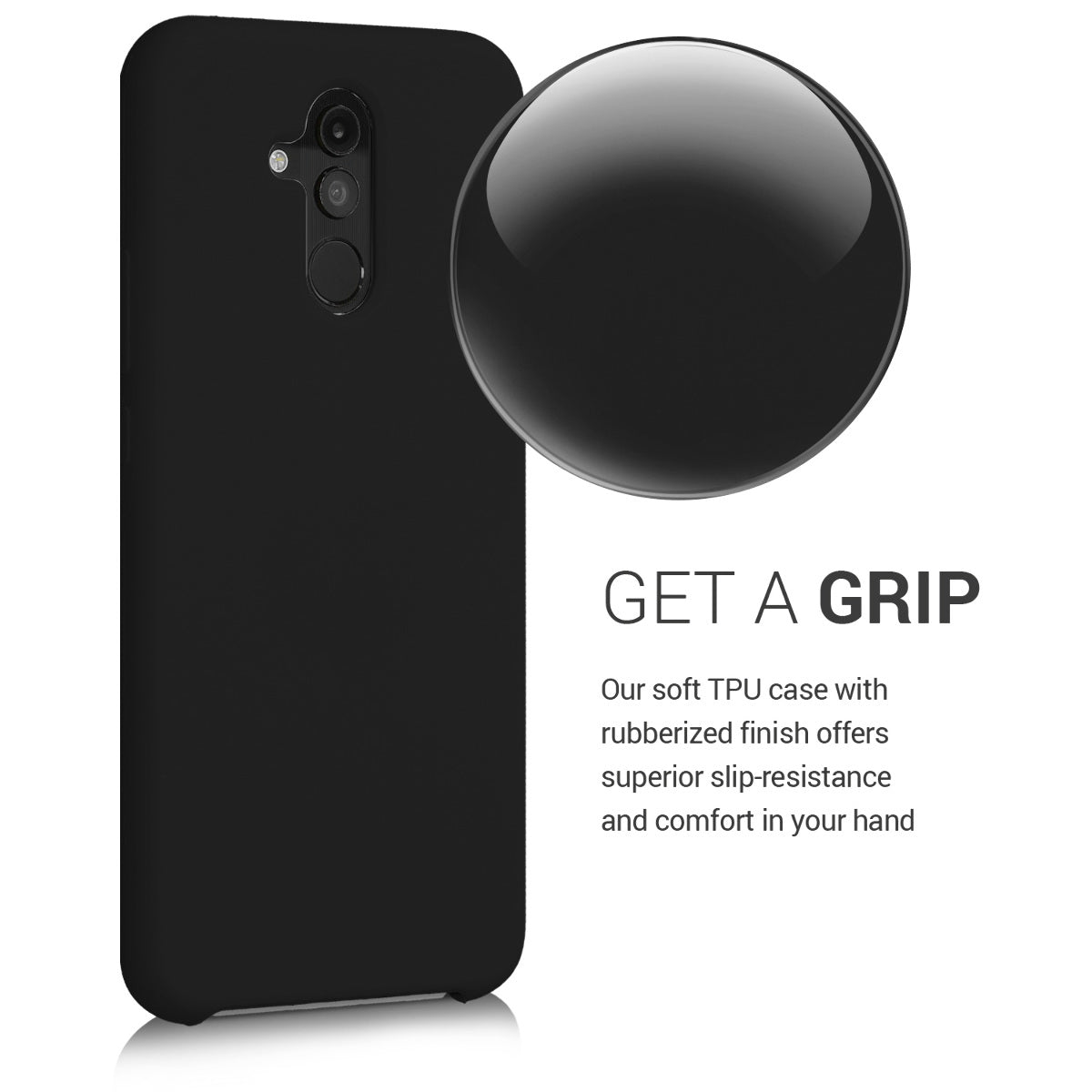 kwmobile Phone Case for Huawei Mate 20 Lite Cover - Silicone Case - Wireless Charging - Protective Cover