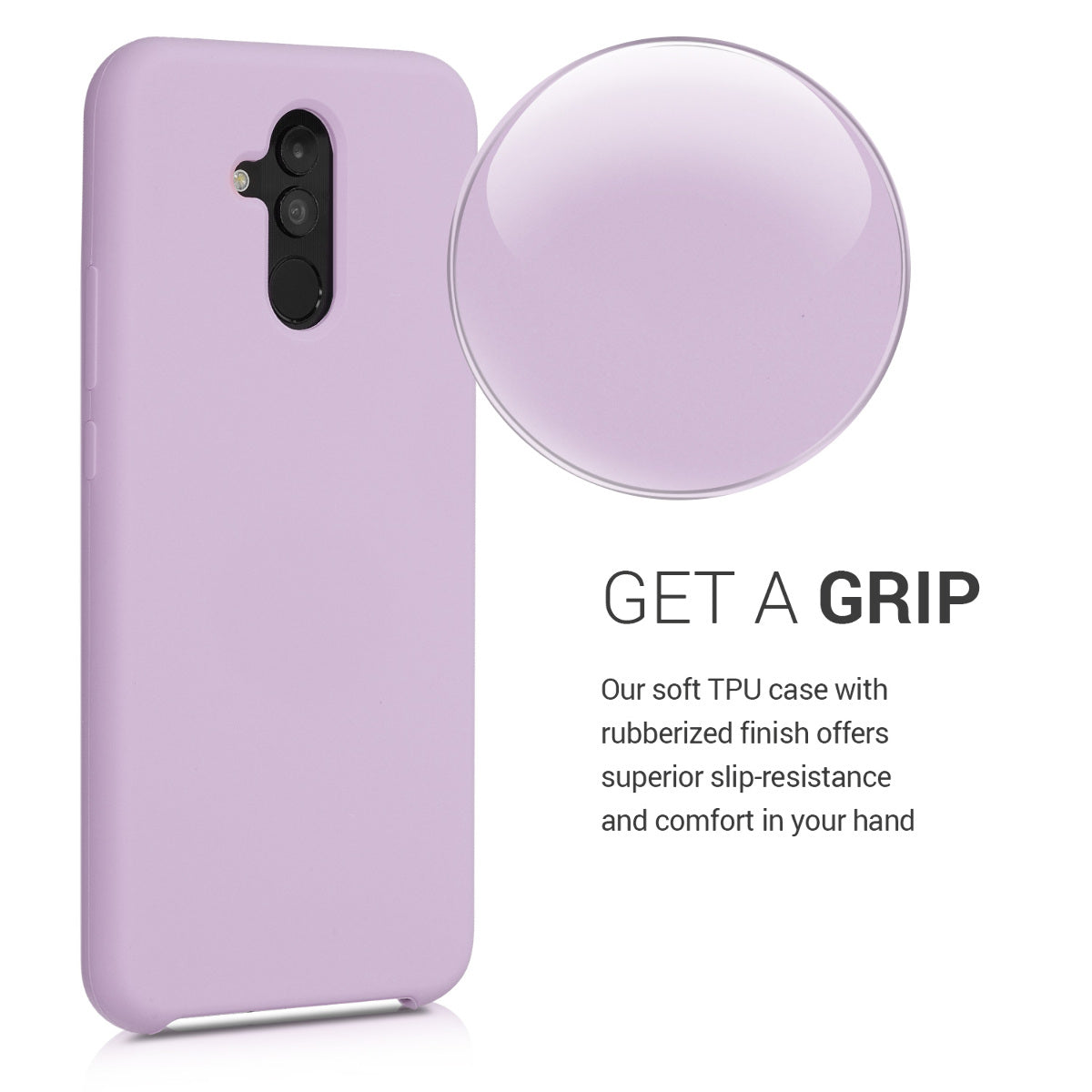 kwmobile Phone Case for Huawei Mate 20 Lite Cover - Silicone Case - Wireless Charging - Protective Cover