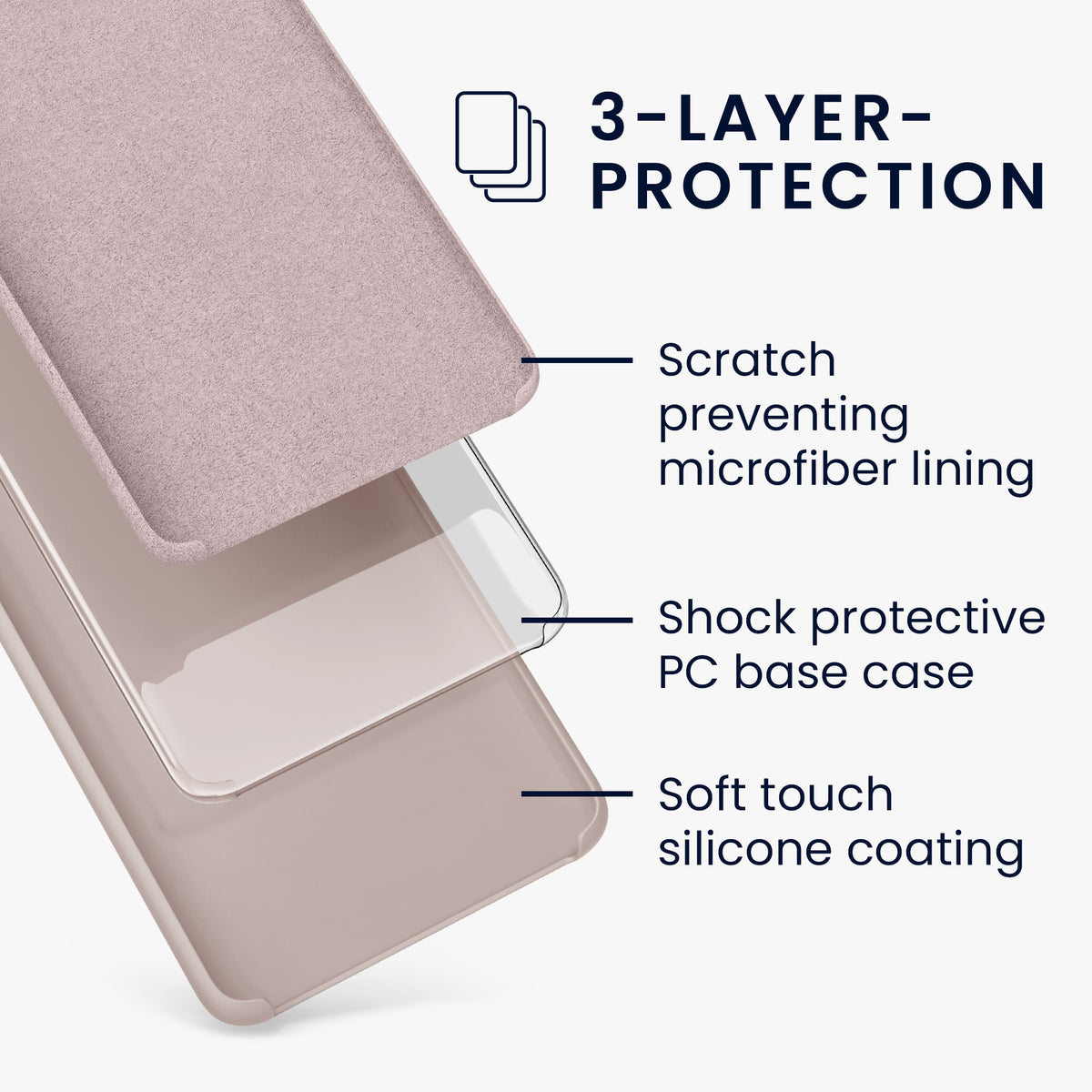 kwmobile Phone Case for Huawei Mate 20 Lite Cover - Silicone Case - Wireless Charging - Protective Cover