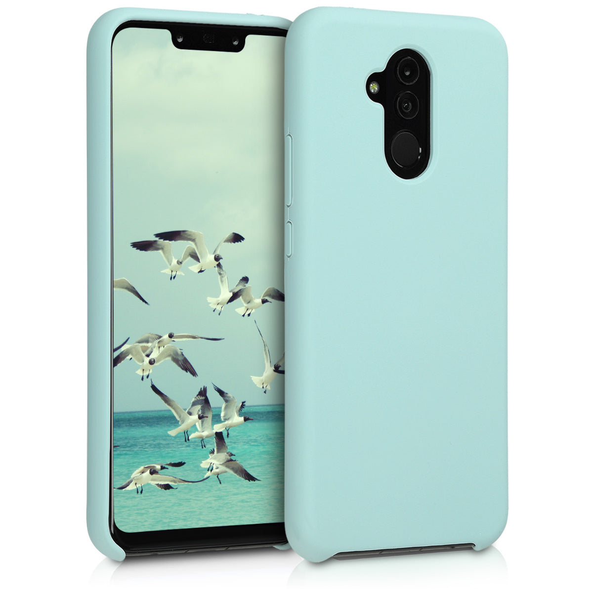 kwmobile Phone Case for Huawei Mate 20 Lite Cover - Silicone Case - Wireless Charging - Protective Cover