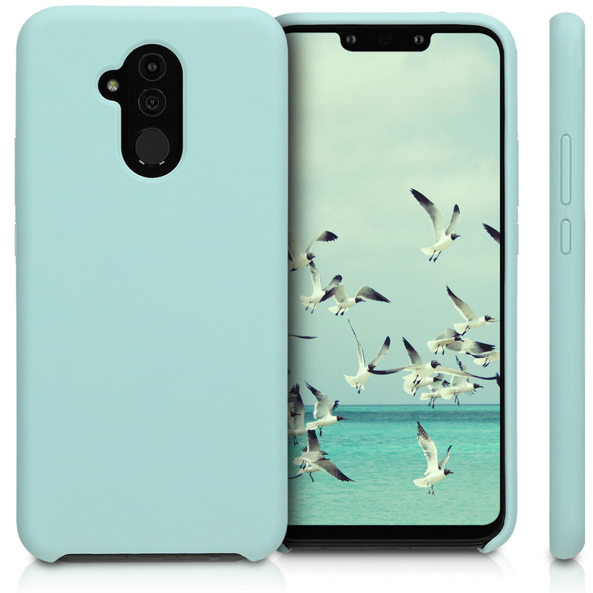 kwmobile Phone Case for Huawei Mate 20 Lite Cover - Silicone Case - Wireless Charging - Protective Cover