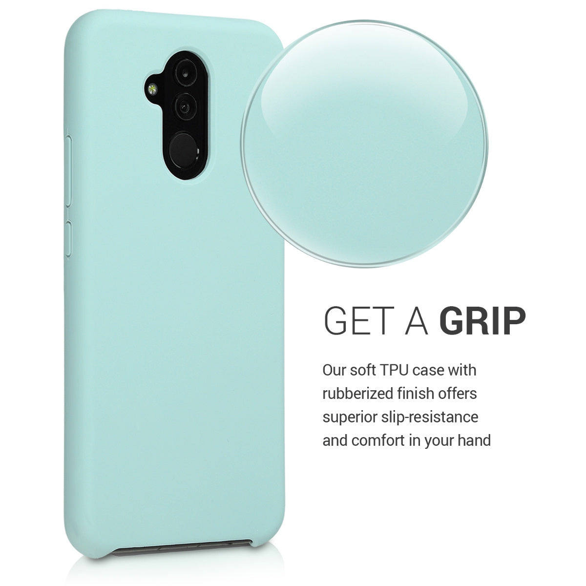 kwmobile Phone Case for Huawei Mate 20 Lite Cover - Silicone Case - Wireless Charging - Protective Cover