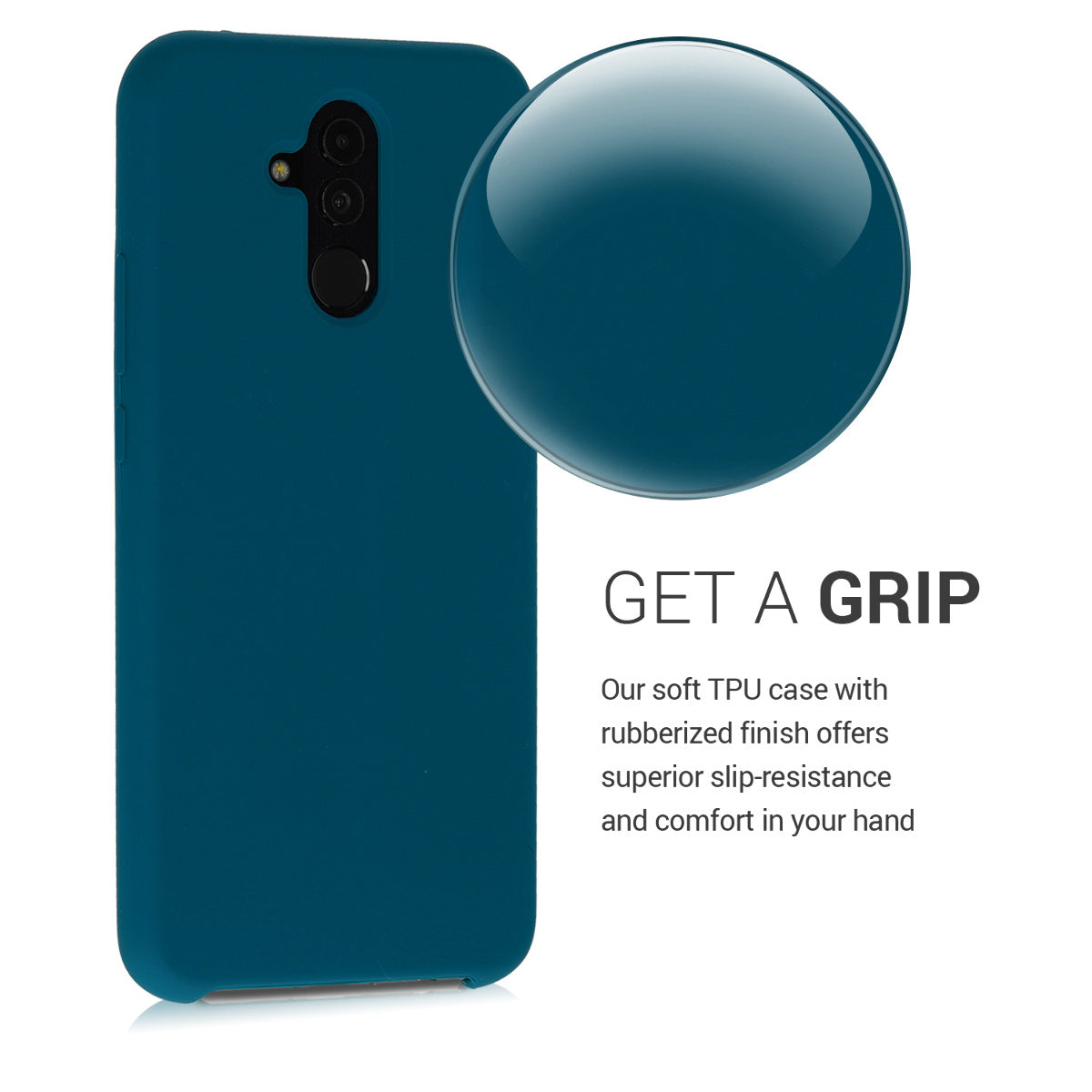 kwmobile Phone Case for Huawei Mate 20 Lite Cover - Silicone Case - Wireless Charging - Protective Cover