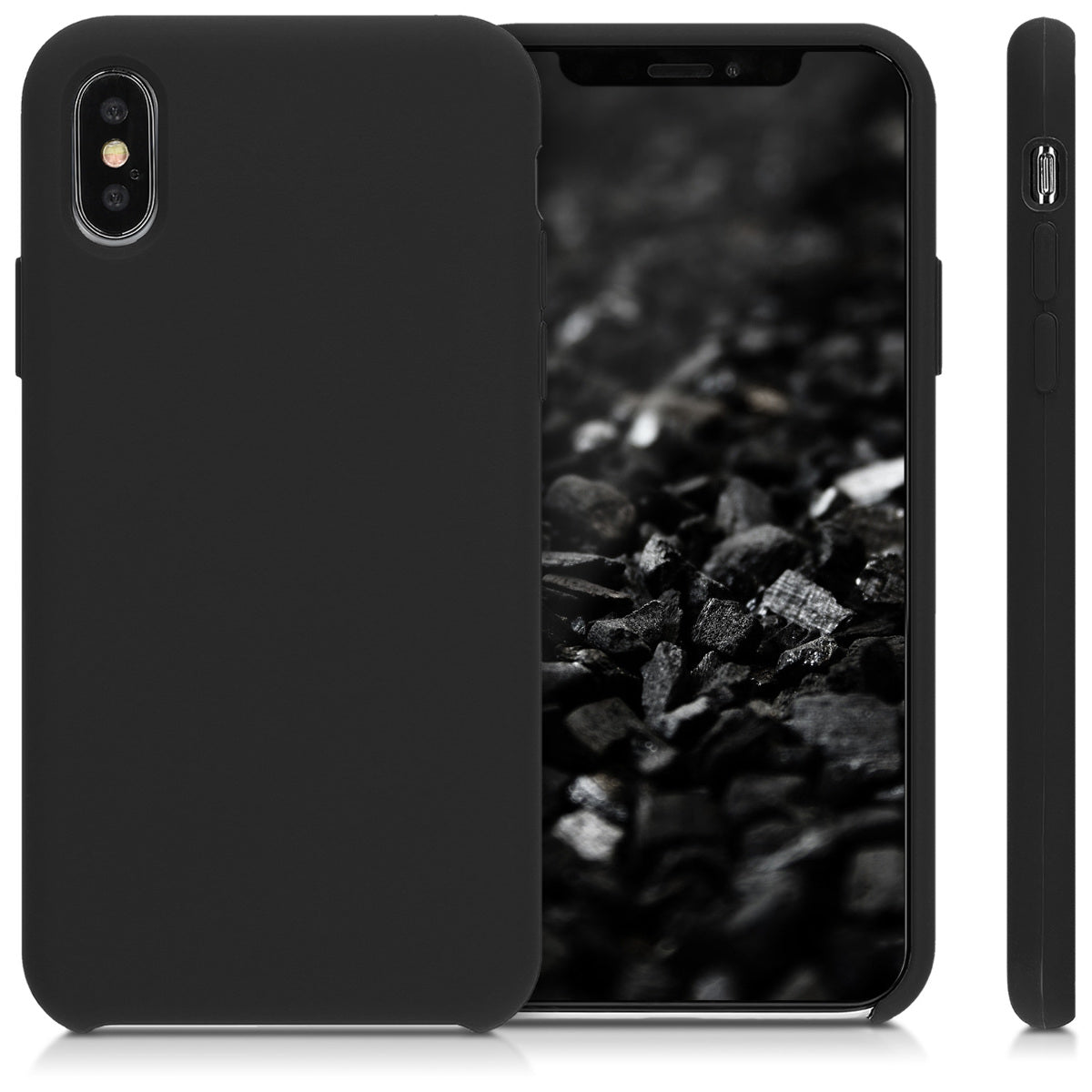 kwmobile Phone Case for Apple iPhone XS - Silicone Case - Wireless Charging - Protective Cover
